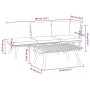 Gartenmöbel 4-teilig mit Kissen aus massivem Akazienholz von vidaXL, Gartensets - Ref: Foro24-3087001, Preis: 282,78 €, Rabat...