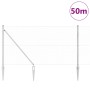 Cerca Hexagonal  1x50 m Acero Galvanizado, Postes de Cerca  con Punta 13 pcs Ø32 mm 120 cm Acero Galvanizado | Foro24.es | Tu tienda online para hogar, jardín y más Foro24.es