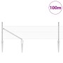 Cerca Hexagonal 0.4x100 m Acero Galvanizado, Postes de Cerca con Espiga 13 pcs Ø32 mm 60 cm Acero Galvanizado by , fence post...