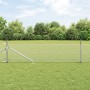 Cerca Hexagonal 0.5x100 m Acero Galvanizado, Postes para Cerca con Punta 13 pcs Ø32 mm 80 cm Acero Galvanizado by , fence pos...