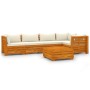 Gartenmöbel 6 Stück mit Kissen massivem Akazienholz von vidaXL, Gartensets - Ref: Foro24-3087302, Preis: 909,07 €, Rabatt: %