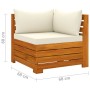 Gartenmöbel 6 Stück mit Kissen massivem Akazienholz von vidaXL, Gartensets - Ref: Foro24-3087302, Preis: 909,07 €, Rabatt: %
