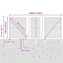 Cerca Hexagonal  1x100 m Acero Galvanizado, Postes para Cerca  con Punta 13 pcs Ø32 mm 120 cm Acero Galvanizado | Foro24.es | Tu tienda online para hogar, jardín y más Foro24.es