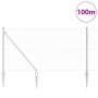 Cerca Hexagonal 1x100 m Acero Galvanizado, Postes de Cerca con Punta 13 pcs Ø32 mm 120 cm Acero Galvanizado by , fence posts ...