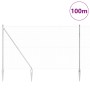 Cerca Hexagonal 1.5x100 m Acero Galvanizado, Postes para Cercas con Punta 13 pcs Ø32 mm 170 cm Acero Galvanizado by , fence p...