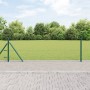 Cerca Hexagonal  Verde 0.6x10 m Acero, Postes para Cerca  con Placas de Base 7 pcs Ø32mm 70cm Acero Galvanizado | Foro24.es | Tu tienda online para hogar, jardín y más Foro24.es