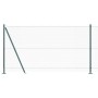 Cerca Hexagonal Verde 1.2x10 m Acero, Postes de Cerca con Placas Base 7 pcs Ø32mm 68.5cm Acero Galvanizado by , fence posts -...