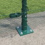 Cerca Hexagonal Verde 1.4x10 m de Acero , Postes para Cerca  con Placas de Base 7 pcs Ø32mm 78.5cm de Acero Galvanizado | Foro24.es | Tu tienda online para hogar, jardín y más Foro24.es