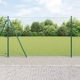 Cerca Hexagonal  Verde 1.4x10 m Acero, Postes de Cerca  con Placas de Base 7 pcs Ø32mm 78.5cm Acero Galvanizado | Foro24.es | Tu tienda online para hogar, jardín y más Foro24.es