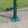 Cerca Hexagonal  Verde 1.4x10 m Acero, Postes de Cerca  con Placas de Base 7 pcs Ø32mm 78.5cm Acero Galvanizado | Foro24.es | Tu tienda online para hogar, jardín y más Foro24.es