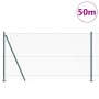 Cerca Hexagonal VidaXL Verde 1.2x50 m Acero, Postes de Cerca VidaXL con Placas Base 13 pcs Ø32mm 68.5cm Acero Galvanizado | Foro24.es | Tu tienda online para hogar, jardín y más Foro24.es
