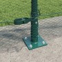 Valla Hexagonal Verde 1x100 m Acero, Publicaciones de valla con placas base 13 pcs Ø32mm 110cm Acero galvanizado by , fence p...