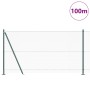 Cerca Hexagonal  Verde 1,2x100 m Acero, Postes de Cerca  con Placas de Base 13 pcs Ø32mm 68,5cm Acero Galvanizado | Foro24.es | Tu tienda online para hogar, jardín y más Foro24.es