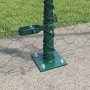 Cerca Hexagonal Verde 1.4x100 m Acero, Postes para Cerca con Placas de Base 13 pcs Ø32mm 78.5cm Acero Galvanizado by , fence ...