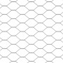 Cerca Hexagonal  Gris 0,4x10 m Acero, Postes de Cerca  con Placas Base 7 pcs Ø32mm 50cm Acero Galvanizado | Foro24.es | Tu tienda online para hogar, jardín y más Foro24.es