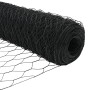 Cerca Hexagonal  Gris 0,4x10 m Acero, Postes de Cerca  con Placas Base 7 pcs Ø32mm 50cm Acero Galvanizado | Foro24.es | Tu tienda online para hogar, jardín y más Foro24.es