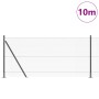 Cerca Hexagonal  Gris 1x10 m Acero, Postes de Cerca  con Placas Base 7 pcs Ø32mm 110cm Acero Galvanizado | Foro24.es | Tu tienda online para hogar, jardín y más Foro24.es