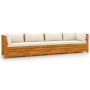 4-seater garden sofa with solid acacia wood cushions by vidaXL, Garden sets - Ref: Foro24-3087289, Price: 656,85 €, Discount: %