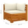 4-seater garden sofa with solid acacia wood cushions by vidaXL, Garden sets - Ref: Foro24-3087289, Price: 643,34 €, Discount: %