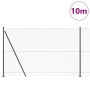 Cerca Hexagonal Gris 1.6x10 m Acero, Postes de Cerca con Placas Base 7 pcs Ø32mm 88.5cm Acero Galvanizado by , fence posts - ...