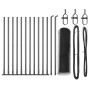 Juego de Cercas Set de 2 Gris Acero, Concreto Estándar Duradero by , fence posts - Ref: Foro24-3353645, Price: 106,96 €, Disc...