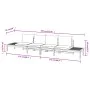 Garden benches with dark gray cushions 2 pcs acacia wood by vidaXL, Garden sets - Ref: Foro24-3087281, Price: 464,64 €, Disco...