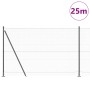 Juego de Cercas Set de 2 Gris Acero 25 x 1.5 m Duradero von , Zaunpfosten - Ref: Foro24-3353671, Preis: 168,90 €, Rabatt: %