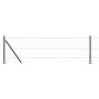Cerca Hexagonal Gris 0,6x50 m Acero, Poste de Cerca con Bases 13 pcs Ø32mm 70cm Acero Galvanizado by , fence posts - Ref: For...