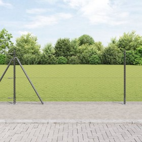 Comprar Cerca Hexagonal Gris 0.8x50 m de Acero
