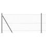 Cerca Hexagonal Gris 1x50 m Acero, Postes de Cerca con Placas de Base 13 pcs Ø32mm 110cm Acero Galvanizado by , fence posts -...