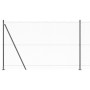 Cerca Hexagonal Gris 1.4x50 m Acero, Postes de Cerca con Placas de Base 13 pcs Ø32mm 78.5cm Acero Galvanizado by , fence post...