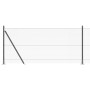 Cerca Hexagonal Gris 1x100 m Acero, Postes de Cerca con Base 13 pcs Ø32mm 110cm Acero Galvanizado by , fence posts - Ref: For...