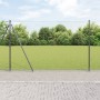 Cerca Hexagonal Gris 1.6x100 m Acero, Postes de Cerca con Placas Base 13 pcs Ø32mm 88,5cm Acero Galvanizado by , fence posts ...