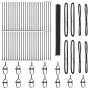 Cerca Hexagonal Gris 1.6x100 m Acero, Postes de Cerca con Placas Base 13 pcs Ø32mm 88,5cm Acero Galvanizado by , fence posts ...