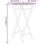 Juego de comedor para jardín 3 piezas madera maciza de teca de vidaXL, Conjuntos de jardín - Ref: Foro24-3087190, Precio: 223...