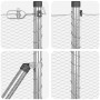 Juego de Cercas Set de 2 Acero galvanizado 25 x 1 m Resistente by , fence posts - Ref: Foro24-3353798, Price: 129,34 €, Disco...