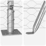 Juego de cercas Set de 2 Acero galvanizado Malla de 25 x 1 m by , fence posts - Ref: Foro24-3353799, Price: 119,02 €, Discoun...