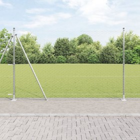 Valla Hexagonal 1.4x25 m Acero Galvanizado