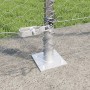 Valla Hexagonal 1.4x25 m Acero Galvanizado, Postes de Valla  con Placas de Base 13 pcs Ø32mm 78.5cm Acero Galvanizado | Foro24.es | Tu tienda online para hogar, jardín y más Foro24.es