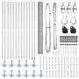 Juego de Cercas Set de 2 Acero galvanizado 25 x 1.5 m Duradero by , fence posts - Ref: Foro24-3353811, Price: 156,70 €, Disco...