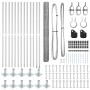Juego de Cercas Juego de 2 Acero galvanizado 25 x 1.5 m Duradero by , fence posts - Ref: Foro24-3353812, Price: 152,41 €, Dis...