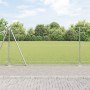 Cerca Hexagonal 1.2x50 m Acero Galvanizado, Postes de Cerca con Placas de Base 13 pcs Ø32mm 68.5cm Acero Galvanizado by , fen...