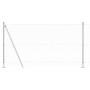 Cerca Hexagonal 1.2x50 m Acero Galvanizado, Postes de Cerca con Placas de Base 13 pcs Ø32mm 68.5cm Acero Galvanizado by , fen...