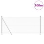 Valla Hexagonal  0.8x100 m Acero Galvanizado, Postes de Valla  con Bases 13 pcs Ø32mm 90cm Acero Galvanizado | Foro24.es | Tu tienda online para hogar, jardín y más Foro24.es