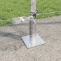 Cerca Hexagonal  1.4x100 m Acero Galvanizado, Postes de cerca  con bases 13 pcs Ø32mm 78.5cm Acero Galvanizado | Foro24.es | Tu tienda online para hogar, jardín y más Foro24.es