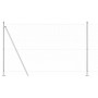 Cerca Hexagonal 1.6 x 100 m de Acero Galvanizado, Postes de Cerca con Placas Base 13 pcs Ø32mm 88.5cm de Acero Galvanizado by...