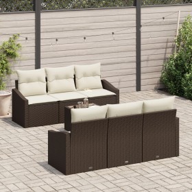 Conjunto de Sofá de Jardín de 7 Piezas con