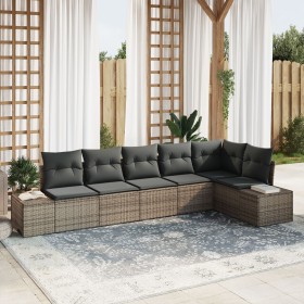 Conjunto de Sofá de Jardín de 6 Piezas con