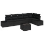 Juego de Sofá de Jardín de 7 Piezas con Cojines Beige de Poliratán by , Outdoor sofas - Ref: Foro24-3355762, Price: 498,67 €,...