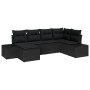 Juego de sofá de jardín de 6 piezas con cojines de ratán negro by , Outdoor sofas - Ref: Foro24-3355802, Price: 448,64 €, Dis...